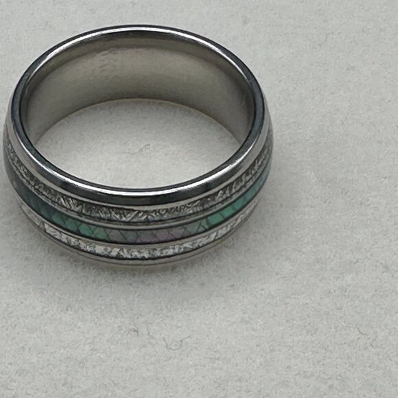 Color Changing Stainless Steel Unisex Ring Wedding Band - Picture 13 of 15
